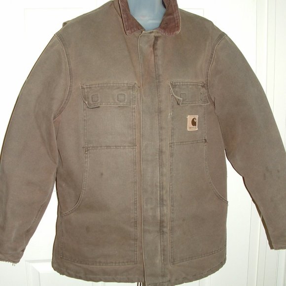Carhartt Jacket Fully Lined XL Fade Distressed VTG 90’s - Picture 7 of 7